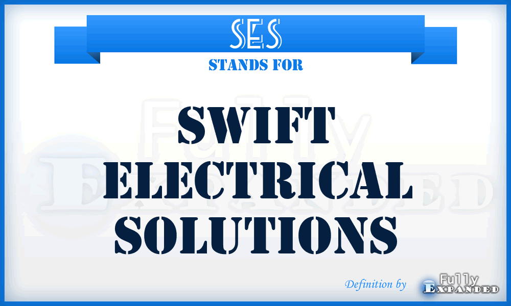 SES - Swift Electrical Solutions