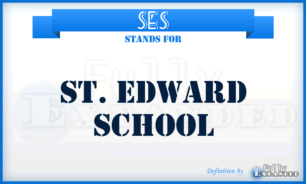SES - St. Edward School
