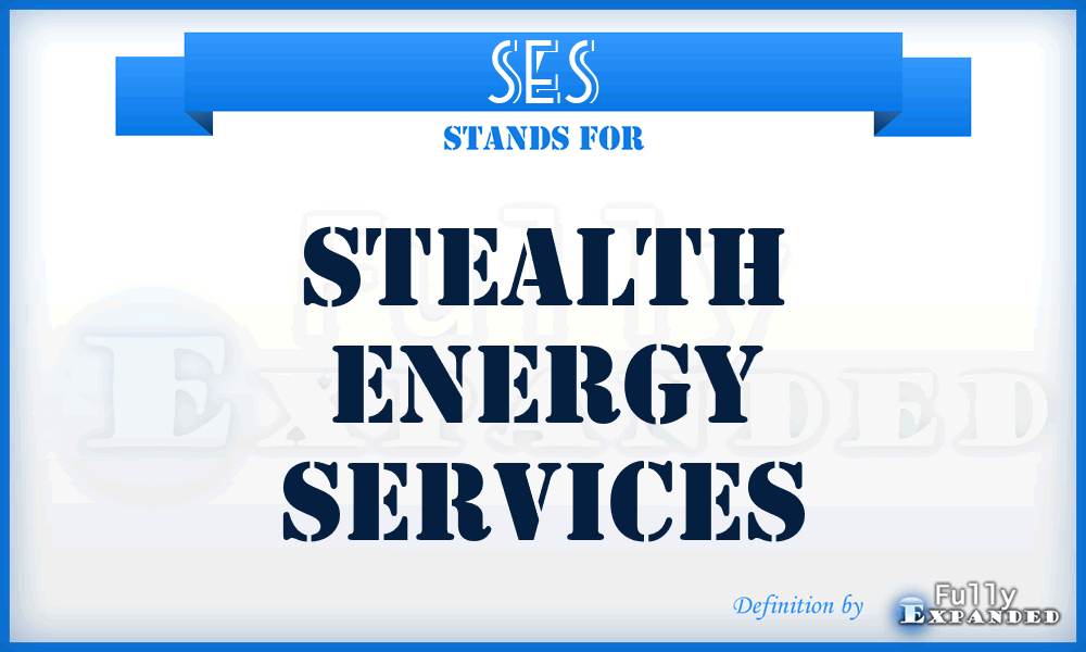 SES - Stealth Energy Services