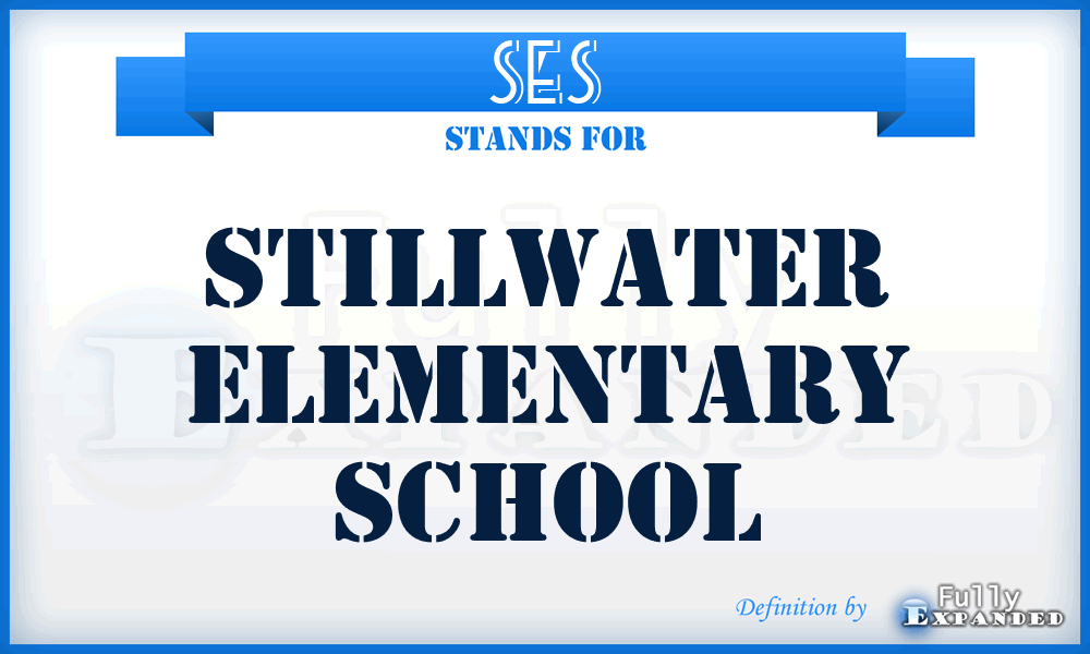 SES - Stillwater Elementary School