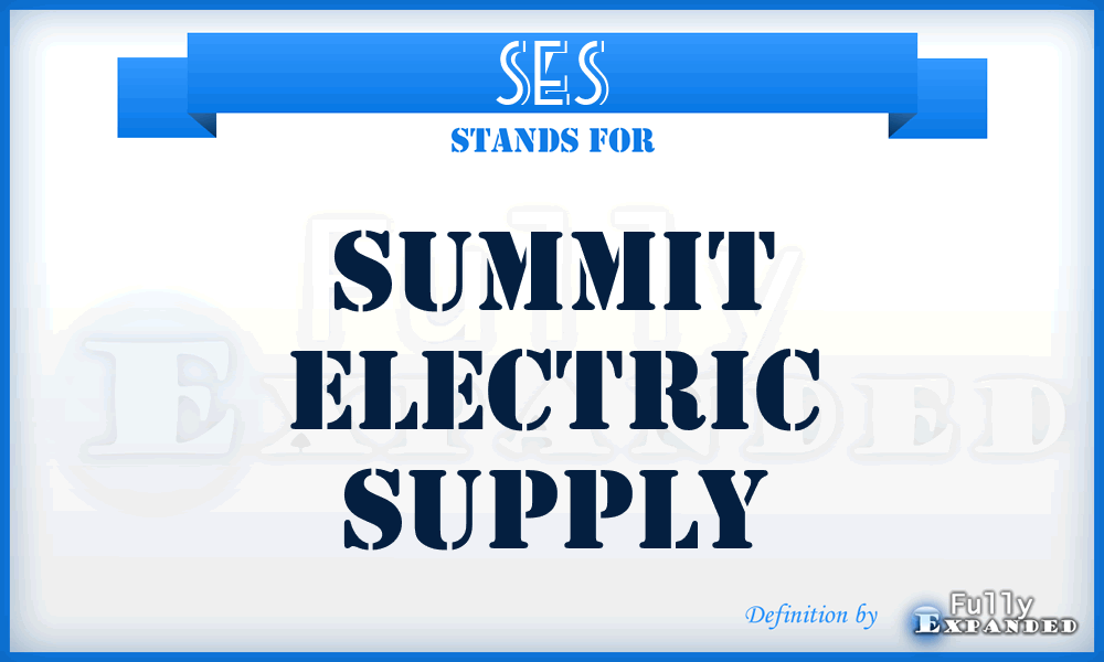 SES - Summit Electric Supply