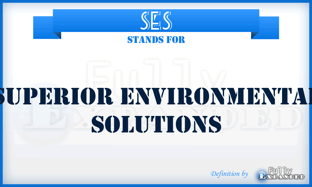 SES - Superior Environmental Solutions