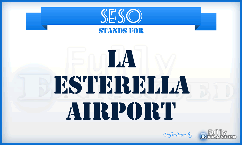 SESO - La Esterella airport