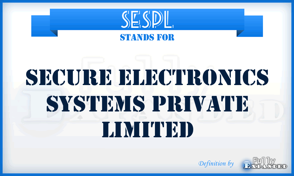 SESPL - Secure Electronics Systems Private Limited