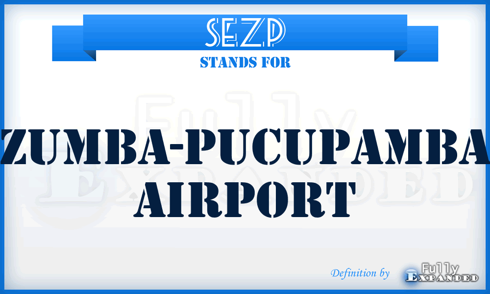 SEZP - Zumba-Pucupamba airport