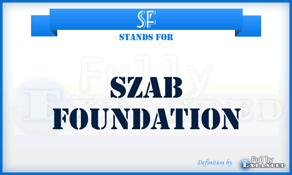 SF - Szab Foundation