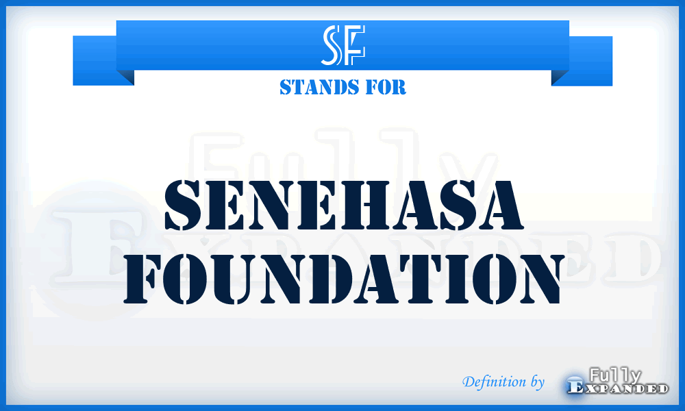 SF - Senehasa Foundation