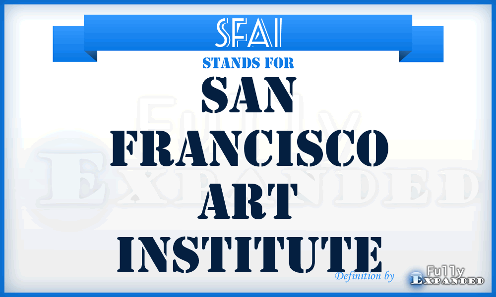 SFAI - San Francisco Art Institute