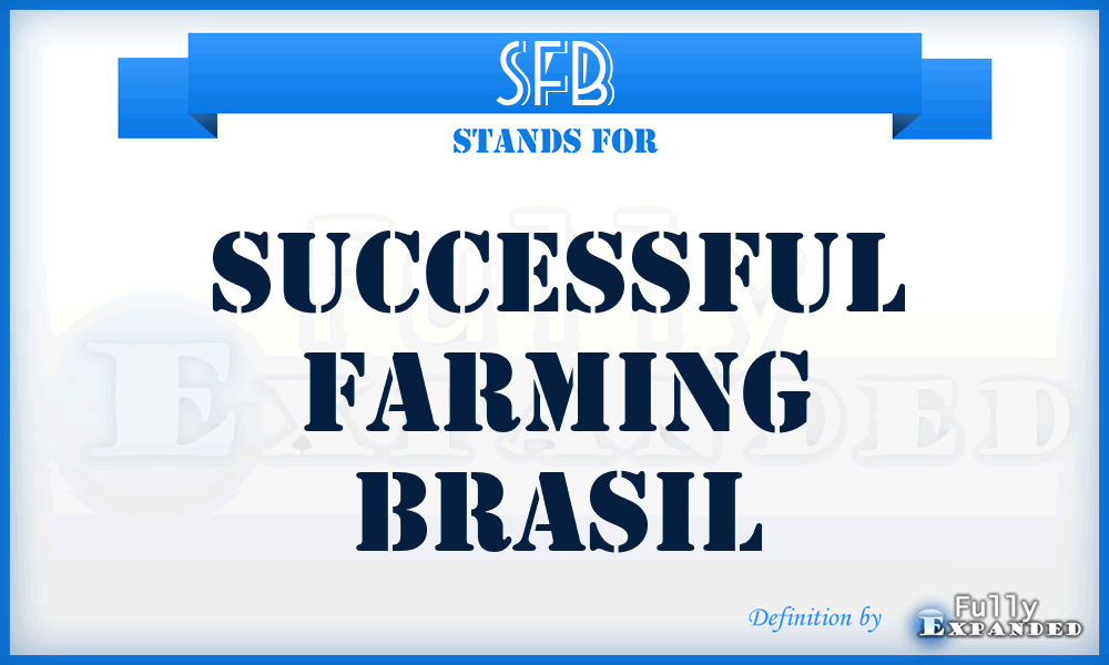 SFB - Successful Farming Brasil