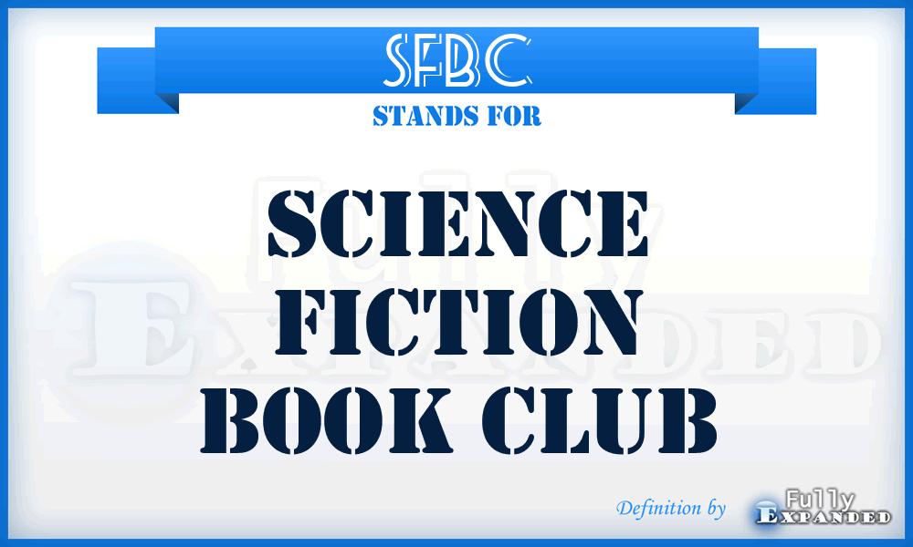 SFBC - Science Fiction Book Club