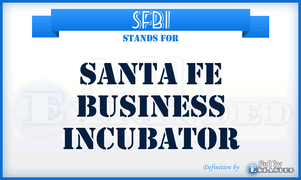 SFBI - Santa Fe Business Incubator