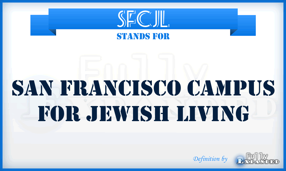 SFCJL - San Francisco Campus for Jewish Living