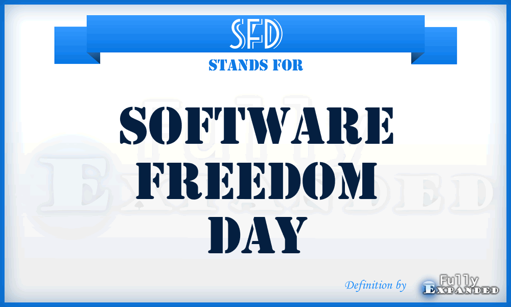 SFD - Software Freedom Day