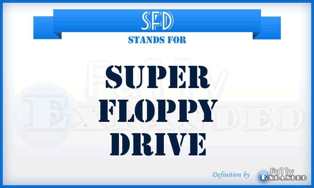 SFD - Super Floppy Drive