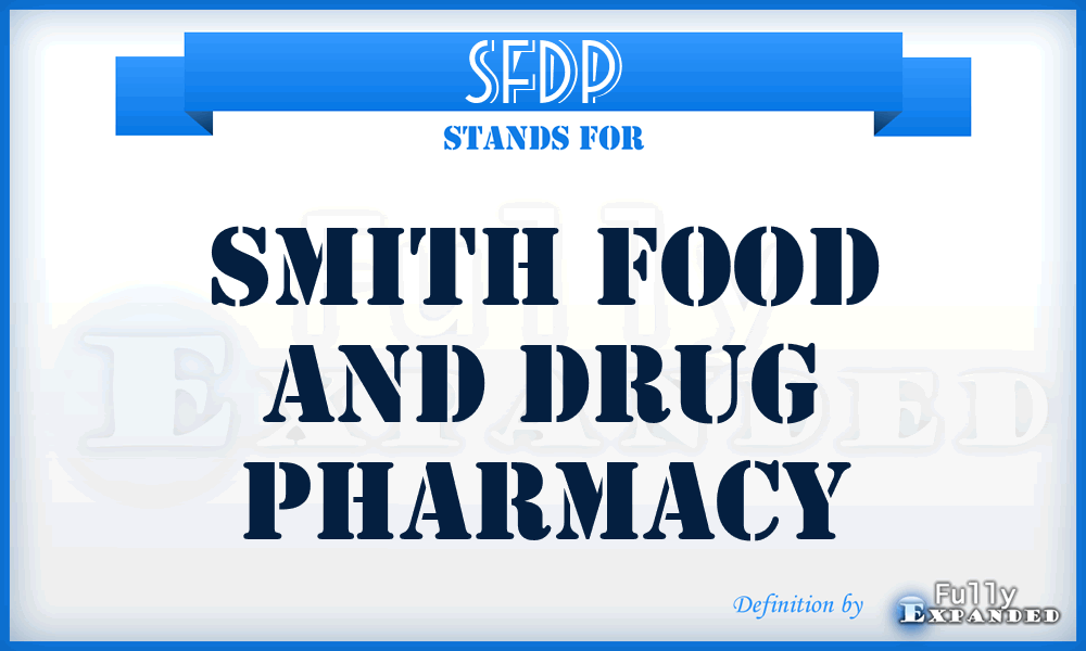 SFDP - Smith Food and Drug Pharmacy