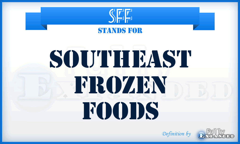 SFF - Southeast Frozen Foods