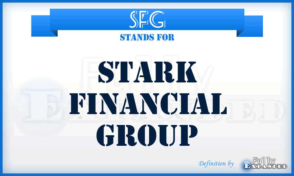 SFG - Stark Financial Group