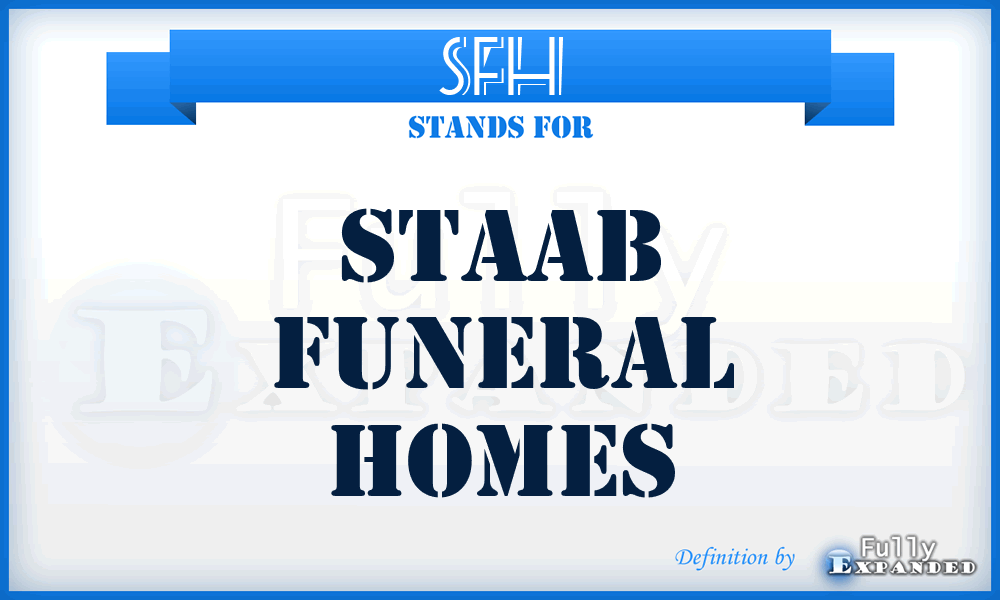 SFH - Staab Funeral Homes