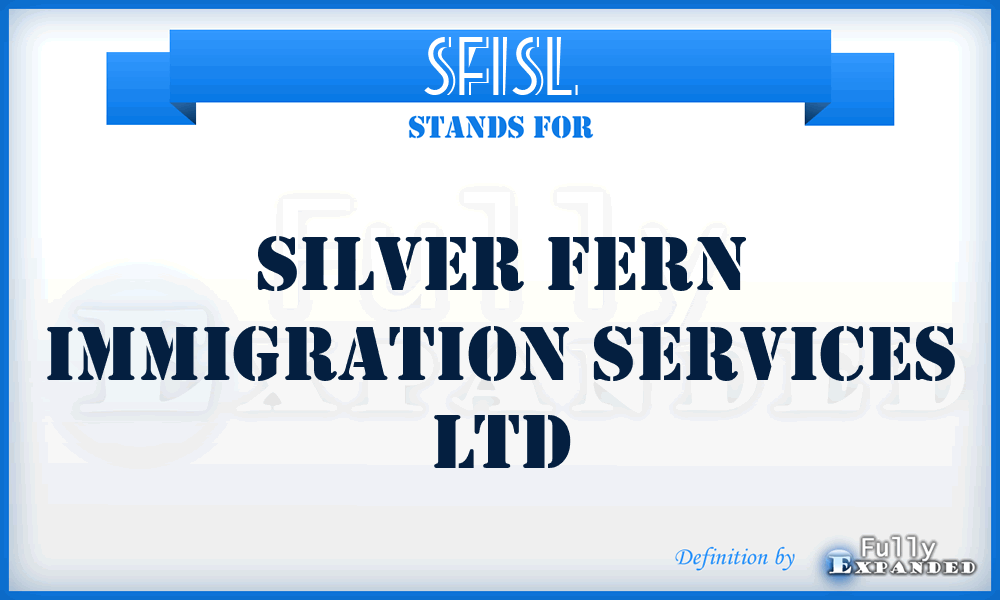 SFISL - Silver Fern Immigration Services Ltd