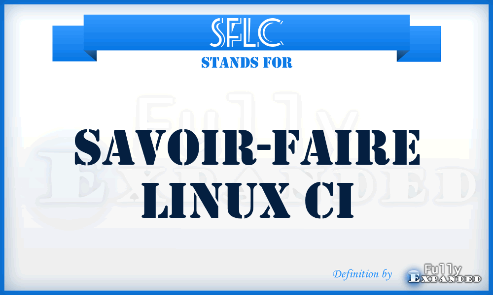 SFLC - Savoir-Faire Linux Ci