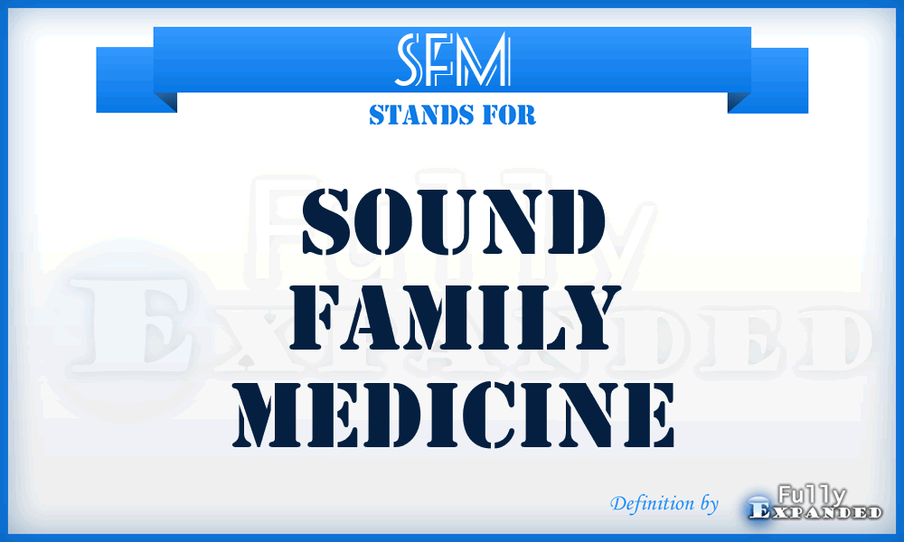 SFM - Sound Family Medicine