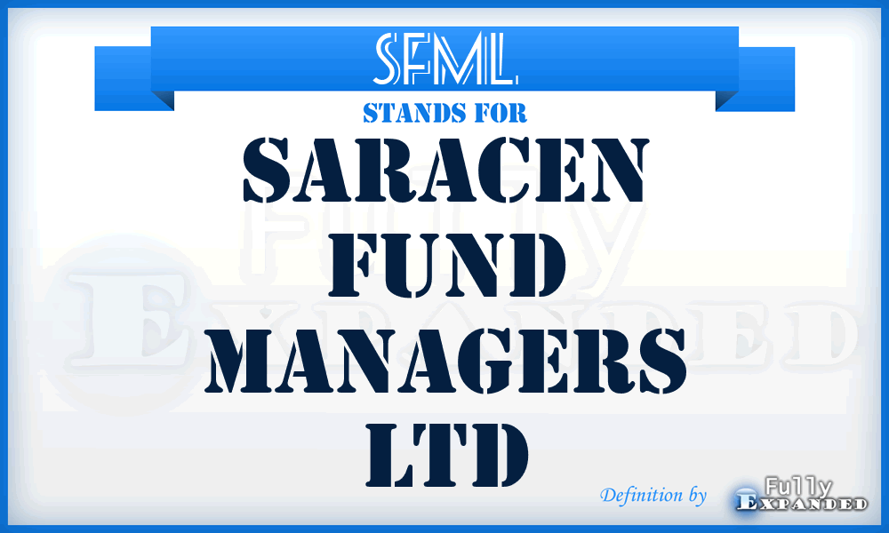 SFML - Saracen Fund Managers Ltd