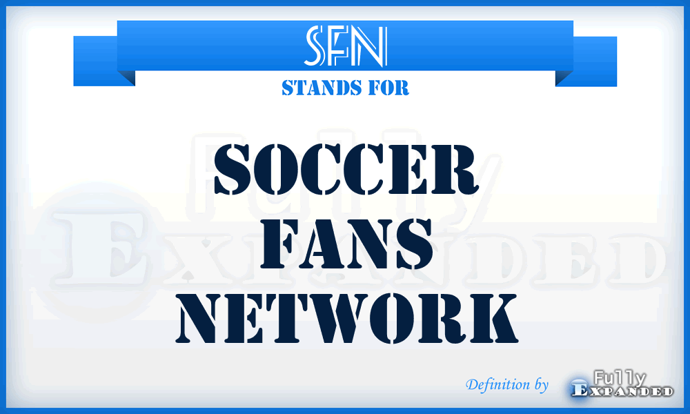 SFN - Soccer Fans Network