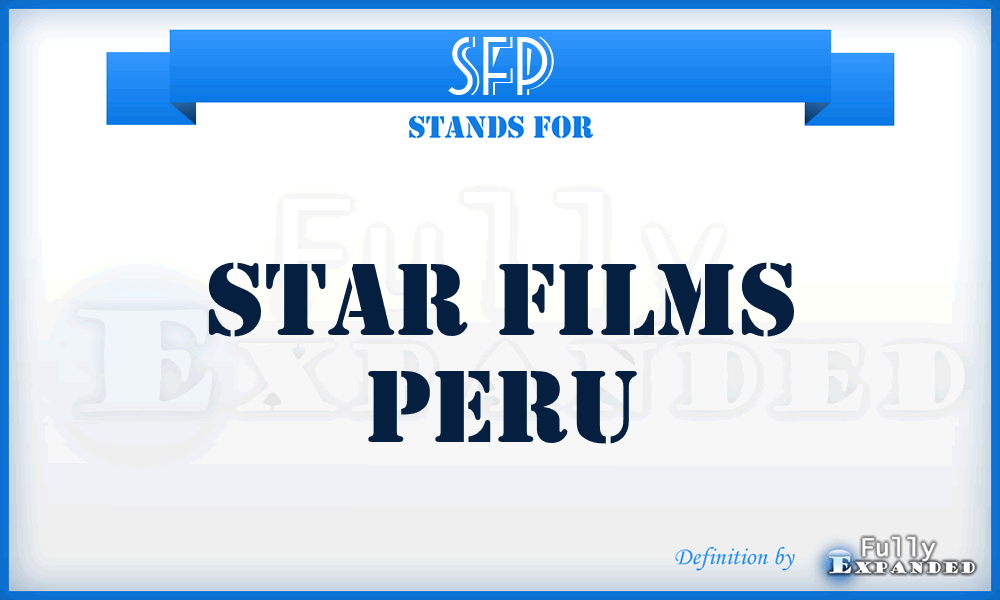 SFP - Star Films Peru