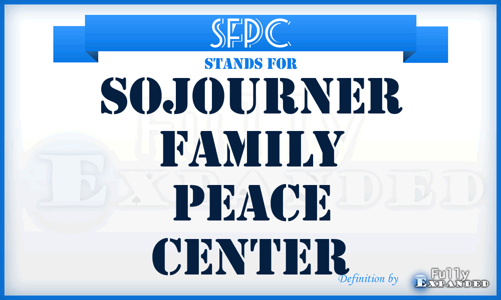 SFPC - Sojourner Family Peace Center