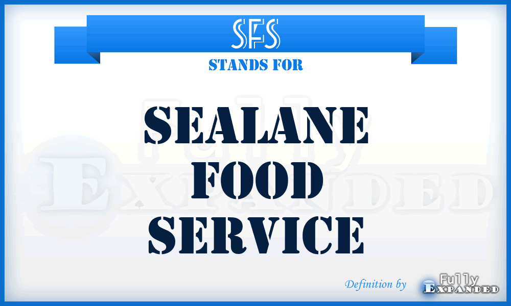 SFS - Sealane Food Service