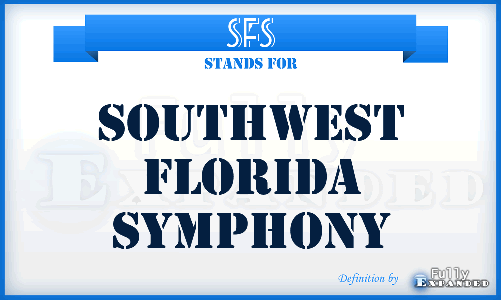 SFS - Southwest Florida Symphony