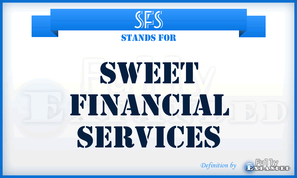 SFS - Sweet Financial Services