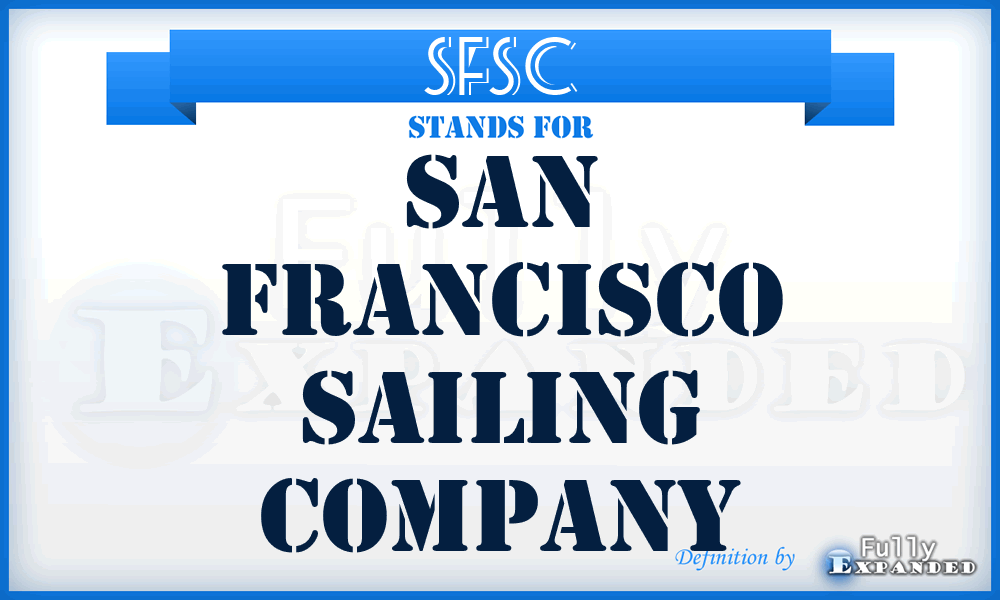 SFSC - San Francisco Sailing Company