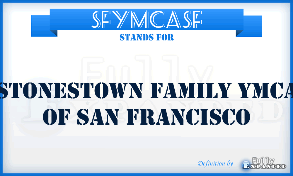 SFYMCASF - Stonestown Family YMCA of San Francisco