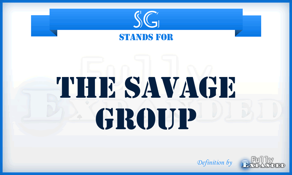 SG - The Savage Group