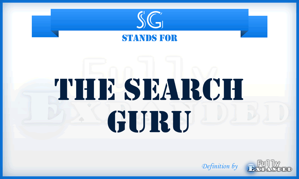SG - The Search Guru