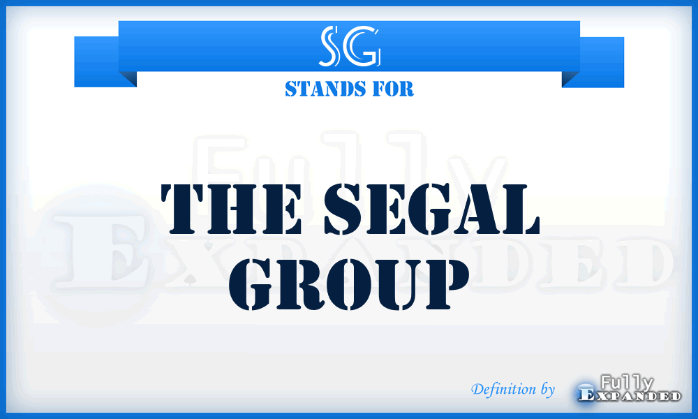 SG - The Segal Group