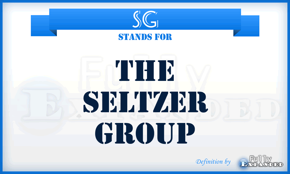 SG - The Seltzer Group