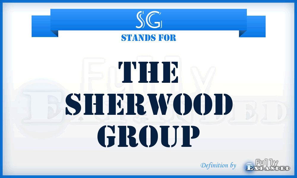 SG - The Sherwood Group