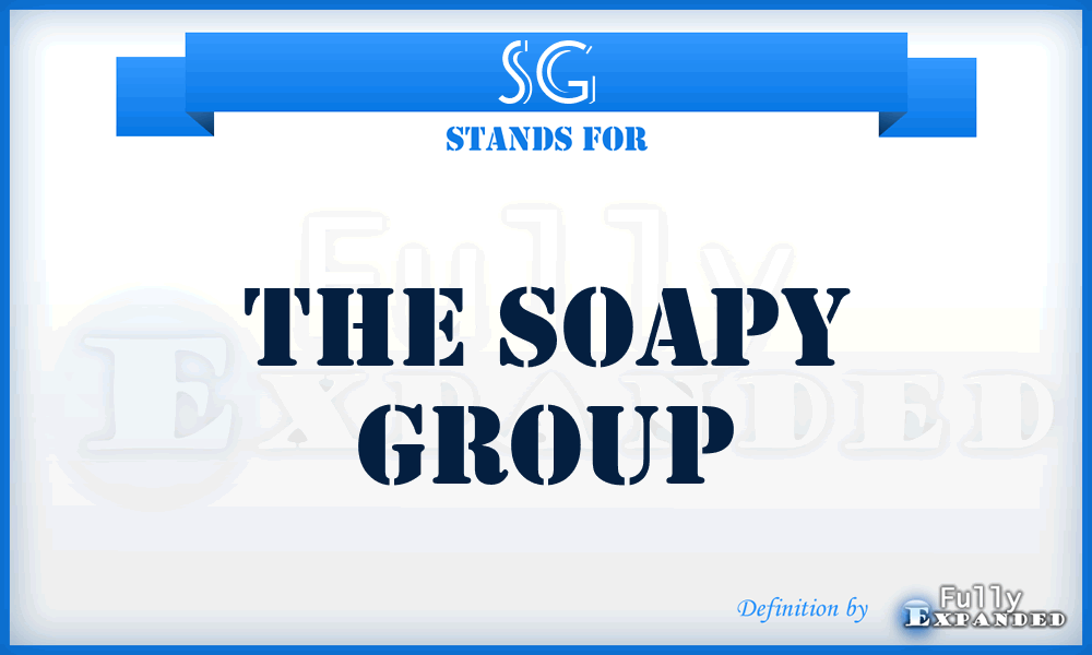 SG - The Soapy Group