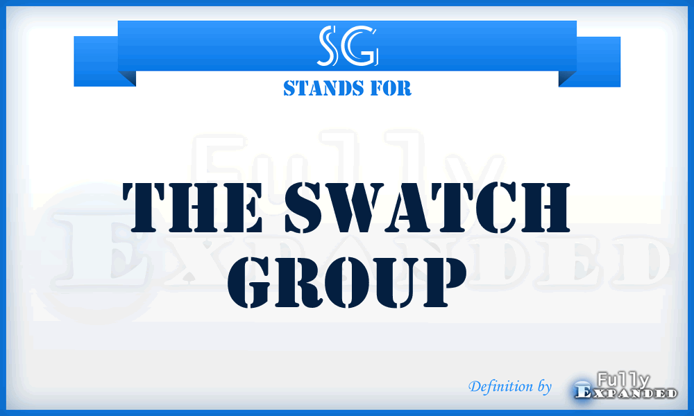 SG - The Swatch Group