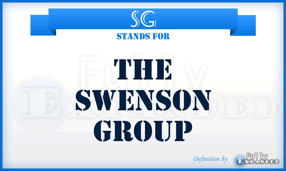 SG - The Swenson Group