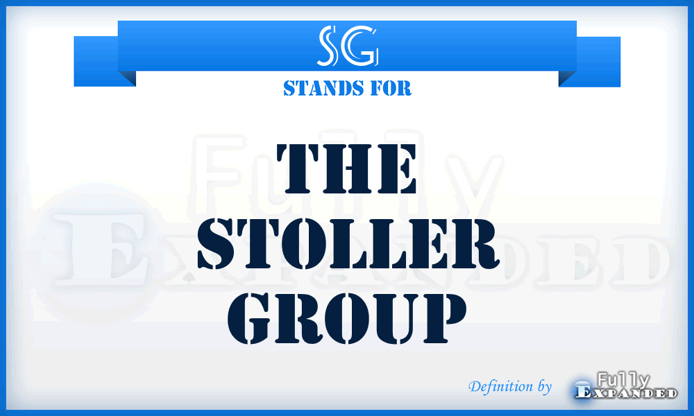 SG - The Stoller Group