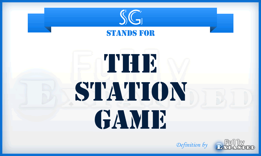 SG - The Station Game