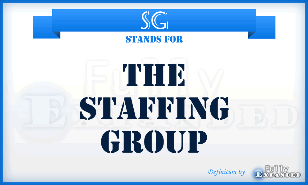 SG - The Staffing Group