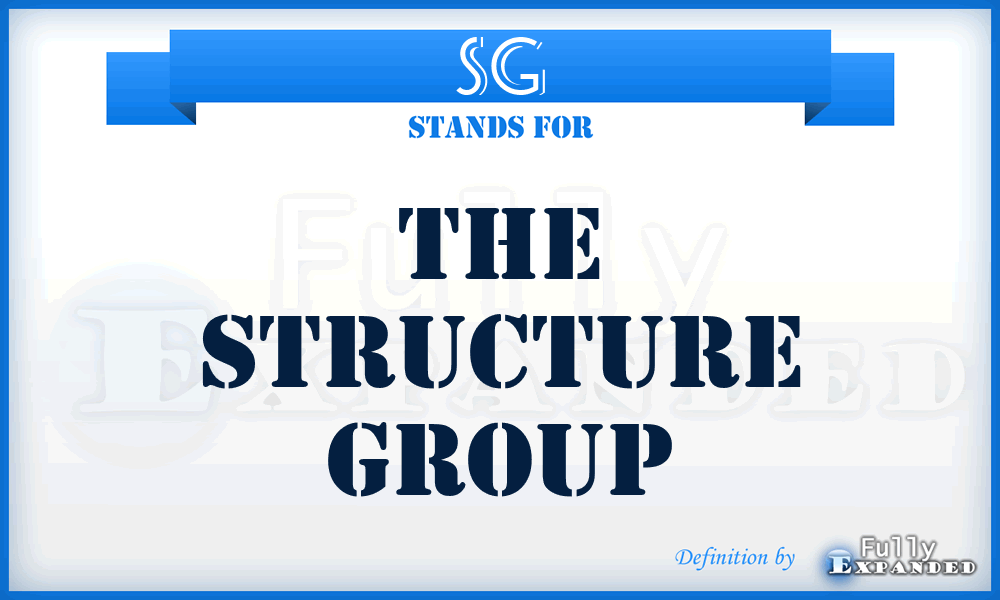 SG - The Structure Group