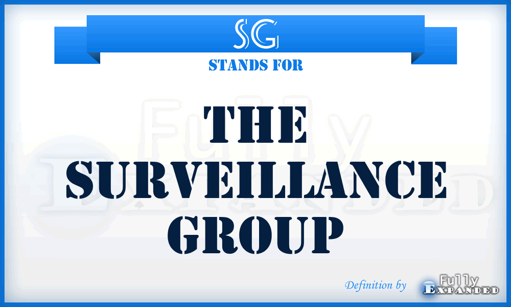 SG - The Surveillance Group