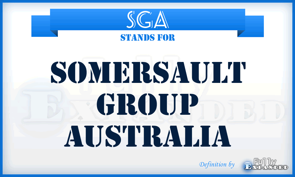 SGA - Somersault Group Australia