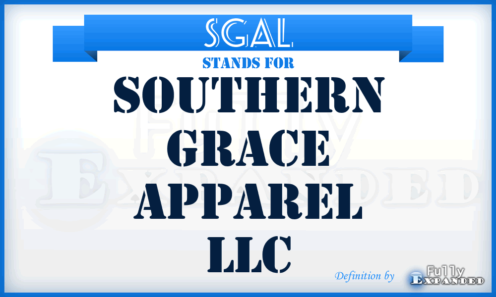 SGAL - Southern Grace Apparel LLC