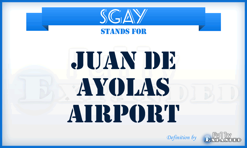 SGAY - Juan De Ayolas airport